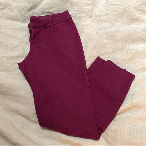 Old Navy pixie pant raspberry - Picture 1 of 3